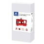 Puluz 2 v 1 bydlení Shell CNC hliníková slitina ochranná klece s rámem čočky pro GoPro Hero4 /3+(červená)
