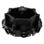 PULUZ 8 in 1 CNC Aluminum Alloy Housing Shell Protective Cage with Screw for GoPro HERO4 /3+(Black)
