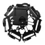 PULUZ 8 in 1 CNC Aluminum Alloy Housing Shell Protective Cage with Screw for GoPro HERO4 /3+(Black)