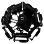 Puluz 8 az 1 CNC alumínium ötvözet házhéj védő ketrec csavarral GoPro Hero4 /3+(fekete)