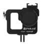 Puluz Housing Shell CAGE protettivo in lega di alluminio CNC con filtro per lenti UV da 37 mm e tappo per lenti per GoPro Hero3+ /3 (Black)
