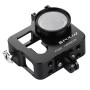 PULUZ Housing Shell CNC Aluminum Alloy Protective Cage with 37mm UV Lens Filter & Lens Cap for GoPro HERO4(Black)