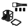 [US Warehouse] PULUZ Housing Shell CNC Aluminum Alloy Protective Cage with Insurance Frame for GoPro HERO5 Session /HERO4 Session /HERO Session(Black)
