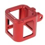PULUZ Housing Shell CNC Aluminum Alloy Protective Cage with Insurance Frame for GoPro HERO5 Session /HERO4 Session /HERO Session(Red)