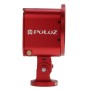 מעטפת דיור של Puluz CNC ערכת כלוב מגן על סגסוגת אלומיניום עם מפתח ברגים ומכסה עדשות מתכת ומתאם חצובה עבור GoPro Hero5 הפעלה /סשן גיבור 4 /הפעלה של גיבור (אדום)