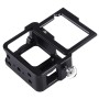 [US Warehouse] PULUZ Housing Shell CNC Aluminum Alloy Protective Cage with Insurance Frame & 52mm UV Lens for GoPro HERO(2018) /7 Black /6 /5(Black)