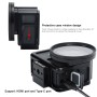 [מחסן ארה"ב] פגז דיור של פולוז CNC סגסוגת אלומיניום כלוב מגן עם מסגרת ביטוח ועדשת UV 52 מ"מ עבור GoPro Hero7 שחור /6/5 (שחור)