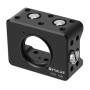 PULUZ SHOLL CNC CNC Hliníková slitina ochranná klece s 37 mm UV čočka a základna a šroub pro Sony RX0 (černá)