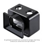 PULUZ per gabbia protettiva in lega di alluminio Sony RX0 + lente filtro UV 37 mm + parametro di sole con viti e cacciaviti (nero)