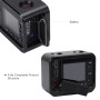 用于Sony RX0铝合金保护笼 + 37mm UV滤镜镜头 +透镜透镜带螺丝和螺丝刀（黑色）