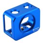 PULUZ per gabbia protettiva in lega di alluminio Sony RX0 + lente filtro UV 37 mm + parametro di sole con viti e cacciaviti (blu)