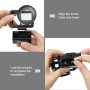 PULUZ Microphone Adapter CNC Aluminum Alloy Protective Case for GoPro HERO8 Black /7 /6 /5(Black)