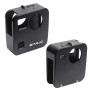 Puluz för GoPro Fusion Housing Shell CNC Aluminium Alloy Protective Cage med Basic Mount & Lens Caps (Black)