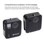 PULUZ for GoPro Fusion Housing Shell CNC Aluminum Alloy Protective Cage with Basic Mount & Lens Caps(Black)