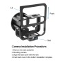 Puluz für GoPro Hero11 Black / Hero10 Black / Hero9 Schwarzes Dünngehäuse Shell CNC Aluminiumlegierung Schutzkäfig mit Versicherungsrahmen und 52 -mm -UV -Objektiv (Schwarz)