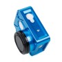 TMC HR327 CNC Ochranný pouzdro na hliníkovou slitinu pro Action Camera Xiaomi Yi (modrá)