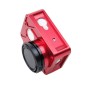 TMC HR327 CNC מארז הגנה על סגסוגת אלומיניום CNC עבור מצלמת פעולה של Xiaomi Yi (אדום)
