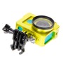 Habilage cage de protection en métal avec un montage de base + vis + filtre d'objectif UV pour la caméra sportive Xiaoyi (or)