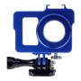 Housing Shell Metal Protective Cage with Basic Mount + Screw + UV Lens Filter for Xiaoyi Sport Camera(Blue)
