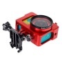 Housing Shell Metal Protective Cage with Basic Mount + Screw + UV Lens Filter for Xiaoyi Sport Camera(Red)