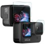 对于GoPro Hero9 Imak 3中的3分1摄像头镜头和屏幕矫正玻璃膜