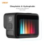 Für GoPro Hero9 Enkay Hut-Prince 3 in 1 0,2 mm 9h 2,15d Schutzkamera Objektiv und Bildschirm Temperiertes Glasfilm