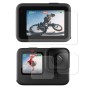 1 PC Enkay Hut-Prince 3 in 1 vorne + Rückseite 0,2 mm temperiertes Glasschildschutz Kamera Film für GoPro Hero 10 Schwarz