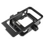 A GoPro Hero10 fekete / hero 19 -es fekete fém határkeret -tartó védő tokhoz BACKLE MOUNT & CSAP (FEKETE)