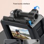 For GoPro HERO10 Black / HERO9 Black ABS Plastic Border Frame Mount Protective Case with Buckle Basic Mount & Screw (Black)