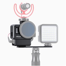 Ulanzi V2 Pro GoPro Vlog Cage s 52mm filtrem mikrofonu adaptér čočky vlogging pouzdro pro GoPro Hero7 / 6/5