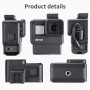 Ulanzi V2 Pro Gopro Vlog Case Cage with 52mm Filter Mic Adapter Lens Hood Vlogging Case for GoPro HERO7 / 6 / 5