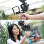 ULANZI V2 Pro GoPro Vlog Case Cage avec un cage d'adaptateur de micro de filtre 52 mm Case de vlogging pour GoPro Hero7 / 6/5