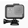 PULUZ for GoPro HERO8 Black Standard Border ABS Plastic Frame Mount Protective Case with Base Buckle & Long Screw(Black)