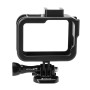 PULUZ for GoPro HERO8 Black Standard Border Aluminum Alloy Frame Mount Protective Case with Base Buckle & Long Screw(Black)