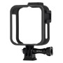 Puluz ABS Kunststoff Stoßdichtungssicheres Seitenrahmenschutzschutz mit Basis und lange Schraube für GoPro Max (schwarz)