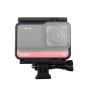 Puluz ABS Пластмасова рамка Защитен калъф с основна катарама и дълъг винт за Insta 360 One R 4K / Dual-Lens Panoramic Camera / 1.0 инча (черен)