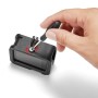 Puluz for GoPro Hero10 must / kangelane9 must metallist piiriraami kinnitus kaitsekaitsekott luku põhikinnitusega ja kruviga (must)