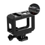 Gopro Hero11 Black / Hero10 Black / Hero9 Black Plastic Border Frame Mount Protective Case with Buckle Basic Mount＆Screw（Black）のPuluz