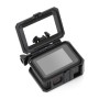 Gopro Hero11 Black / Hero10 Black / Hero9 Black Plastic Border Frame Mount Protective Case with Buckle Basic Mount＆Screw（Black）のPuluz