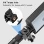 Marco protector de plástico Puluz PC ABS para Ricoh Theta SC2, con soporte y tornillo adaptador (negro)