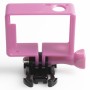 TMC Високоякісна штативна рамка колиски Корпус для гори для GoPro Hero4 /3+ /3, HR191 (рожевий)