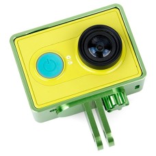 Lightweight CNC Алюмінієвий каркасний корпус для кріплення для камери Xiaomi Yi (зелений)