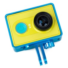TMC könnyű CNC alumínium keret tartóház a Xiaomi Yi Sport kamerához (kék)