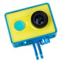 Lehké kryty hliníkového rámu TMC CNC pro sportovní kameru Xiaomi Yi (modrá)