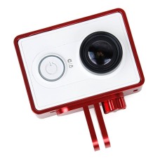 TMC Lightweight CNC Aluminum Frame Mount Housing per Xiaomi Yi Sport Camera (Red)