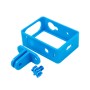 TMC Plastikrahmenhalterungsgehäuse für Xiaomi Yi Sportkamera (HR319-BU) (blau)