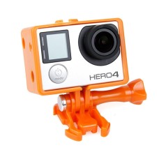 TMC Bacpac Frame Mount Housing Case för GoPro Hero4 /3+ /3 (Orange)