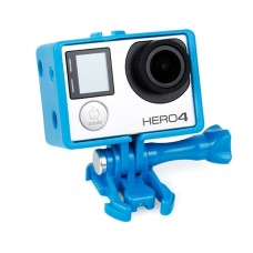 TMC Bacpac Frame Mount Housing Case för GoPro Hero4 /3+ /3 (blå)