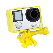 TMC Bacpac Frame Mount Housing Case för GoPro Hero4 /3+ /3 (gul)