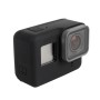 GoPro Hero5 სილიკონის საცხოვრებლის დამცავი კორპუსის საფარის ჭურვი (შავი)